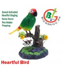 Sound Activated Heartful Bird - Parrot
